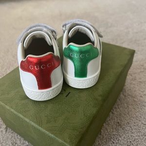 Gucci baby Touch Strap Web Low-Top Sneakers